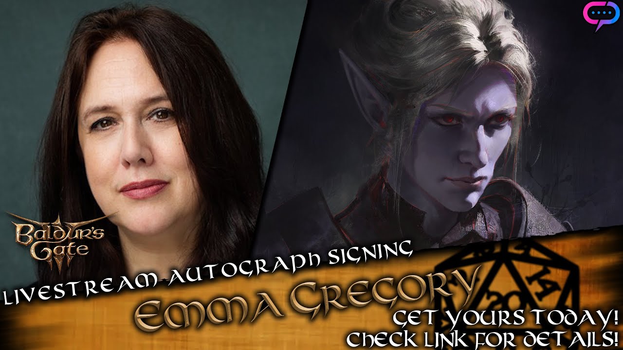 Emma Gregory LIVE Signing!