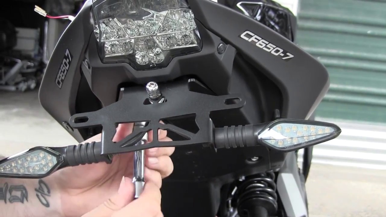 CFMoto 650NK Tail Tidy / Fender Eliminator kit Install