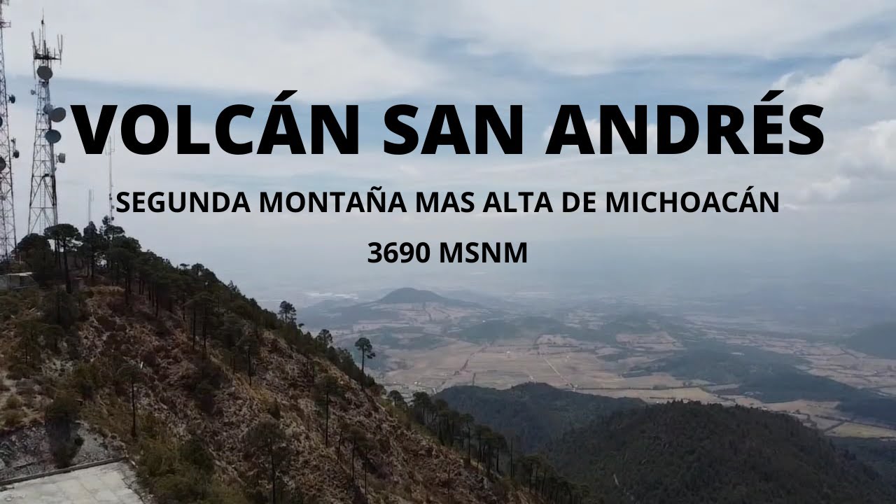 Volcán San Andrés en Los Azufres Michoacán