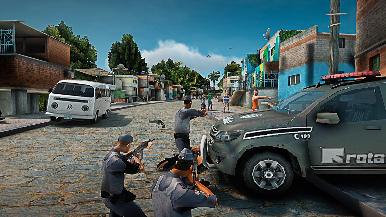 Invadindo a favela no NOVO GTA BRASIL ULTRA REALISTA
