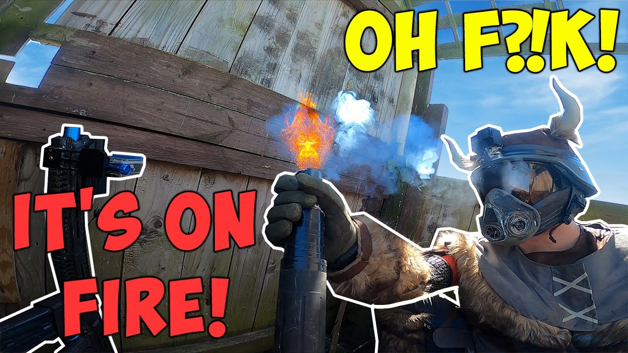 IT ALL WENT WRONG 😱🔥 -  PAINTBALL FUNNY MOMENTS/FAILS & VLOG