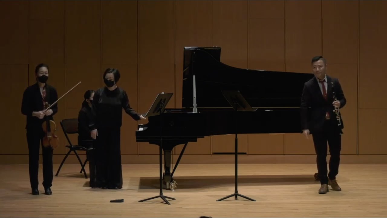 Paul Chihara - Shogun Trio  - Yvonne Lam, violin; Mingzhe Wang, clarinet; Zhihua Tang, piano.