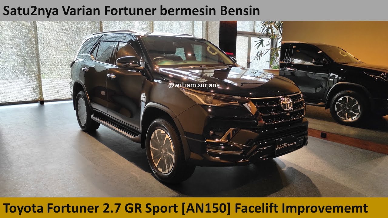 Toyota Fortuner 2.7 GR Sport [AN150] Facelift Improvement review - Indonesia
