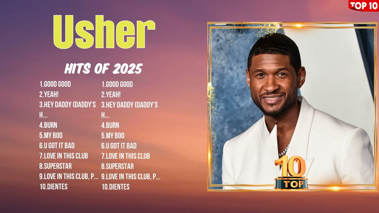 Usher Top Trending Tracks 2025 ~ Hottest Hits ~ Best Playlist