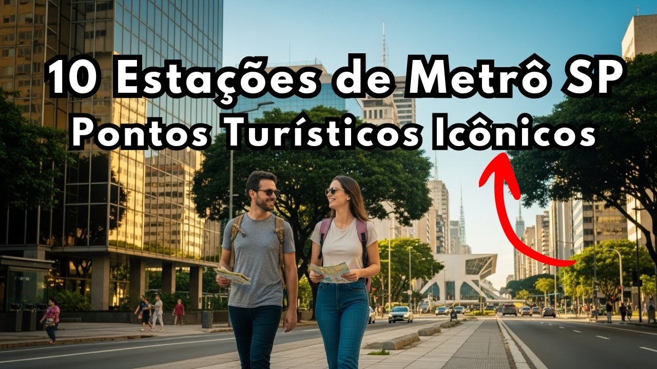 10 Estações de Metrô SP com Pontos Turísticos Icônicos