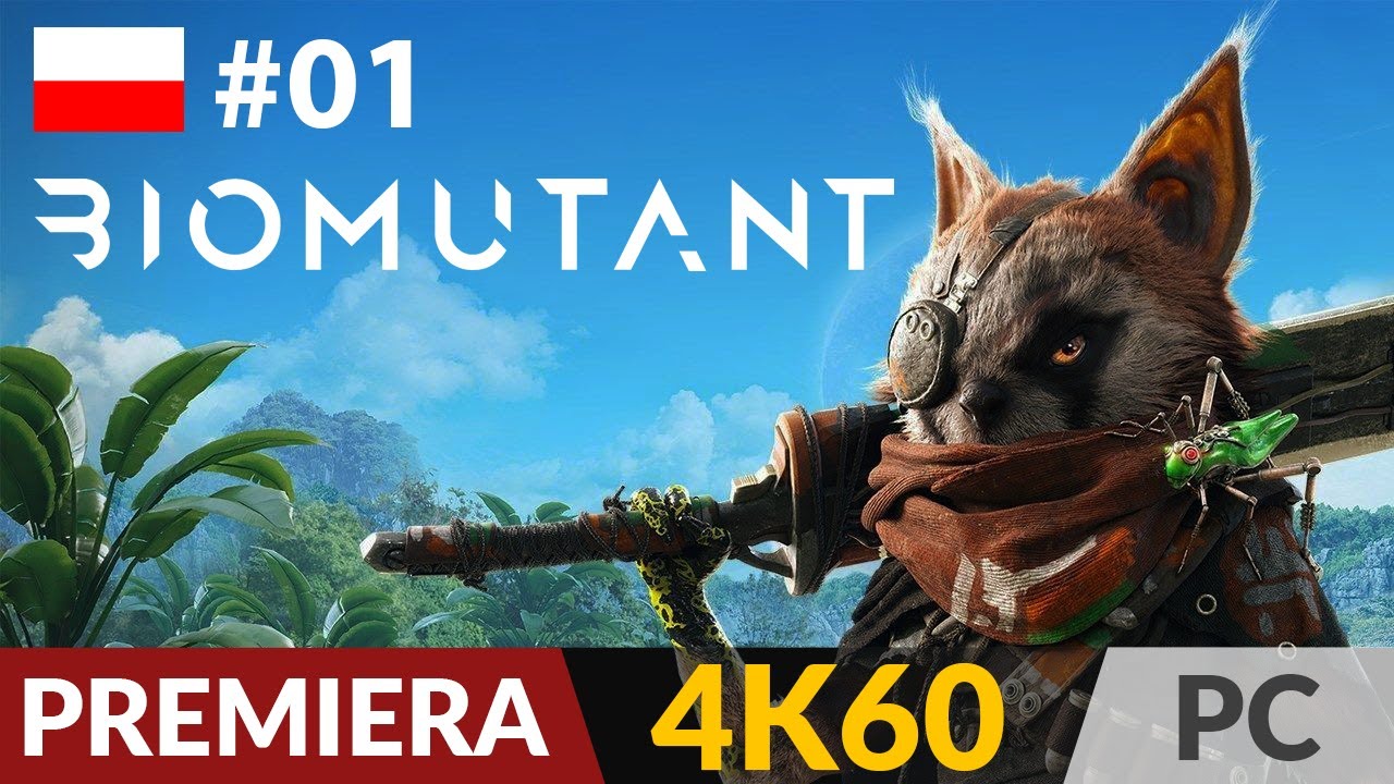 Biomutant PL 🦗 #1 - odc.1 🌍 Premiera - klasy i początek przygody | Gameplay po polsku 4K
