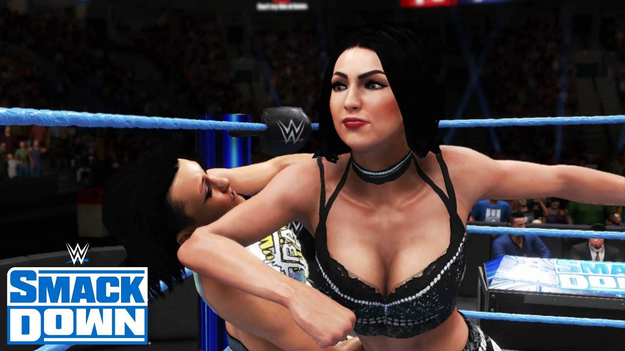 WWE 2K20 SMACKDOWN BAYLEY (W/SASHA BANKS) VS BILLIE KAY (W/PEYTON ROYCE)