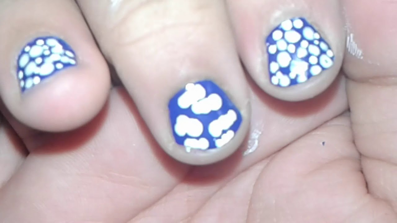 Winter nail art