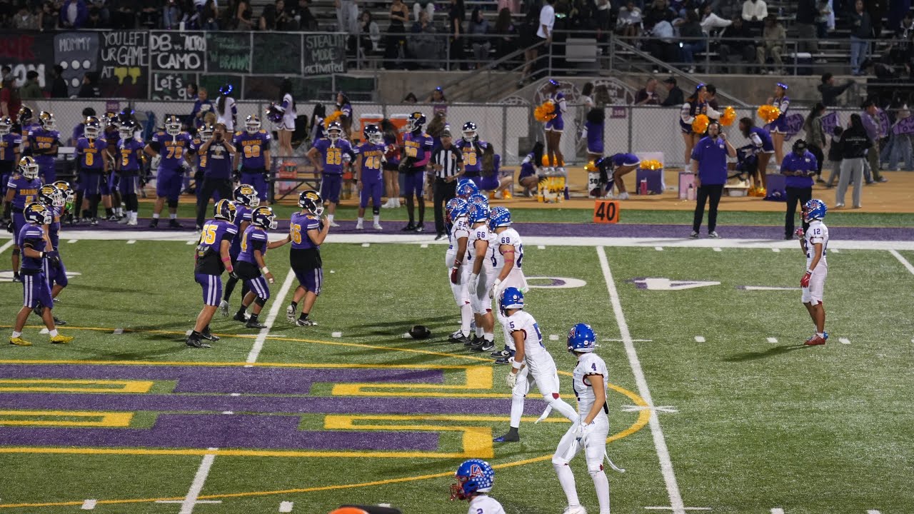 2025-2026 4k Varsity Football HIGHLIGHTS Week 9 Los Altos High School vs Diamond Bar High School