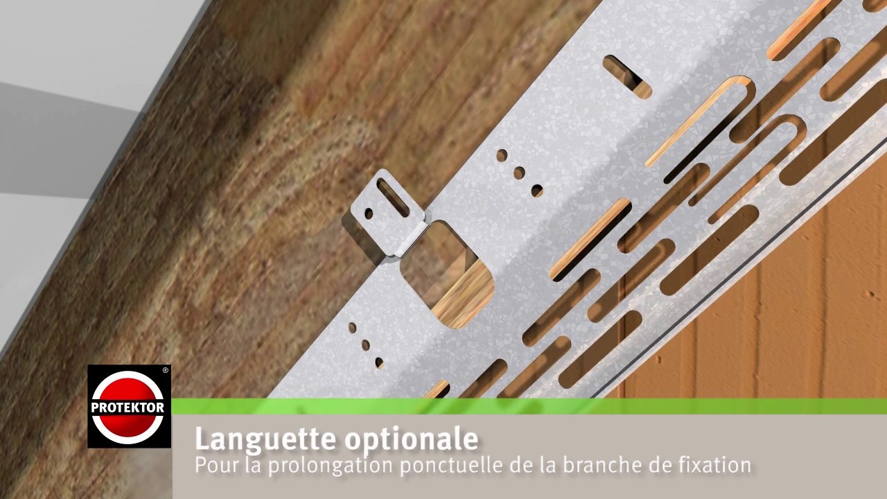 Montage de la cornière d'angle de nivelage pour poutre | Protektor