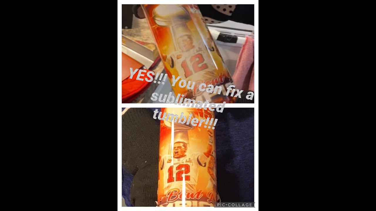 STOP THROWING AWAY YOUR SUBLIMATED TUMBLER MISTAKES! How to Resublimate a tumbler 