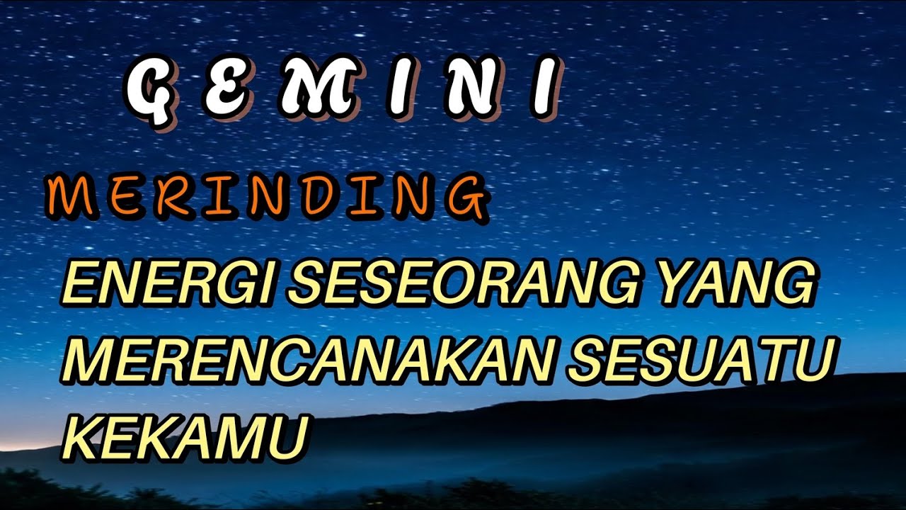 GEMINI 🌷 Merinding 😱 Energi seseorang yang Merencanakan sesuatu ke kamu 💥