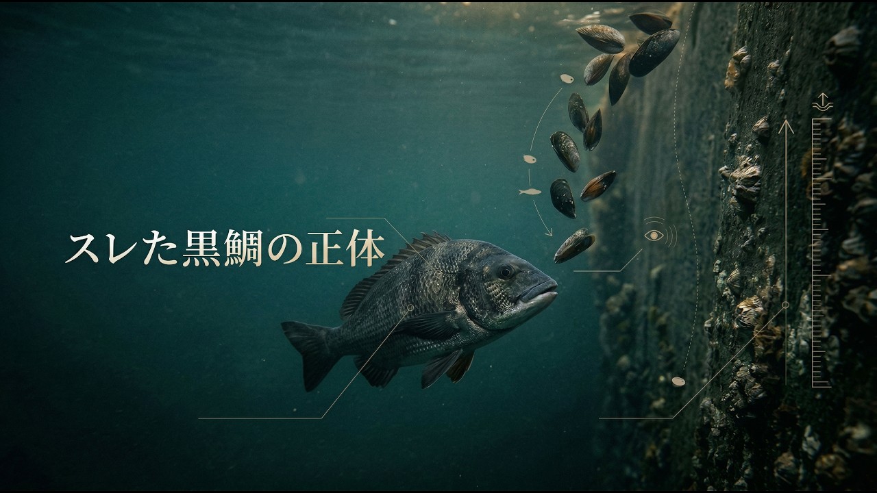 [ヘチ釣り]スレた黒鯛を釣るために、スレの原理について語る！