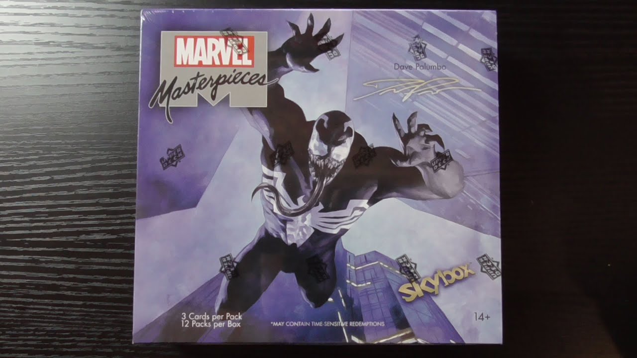 Marvel Masterpieces 2020 Trading Cards Hobby Box break