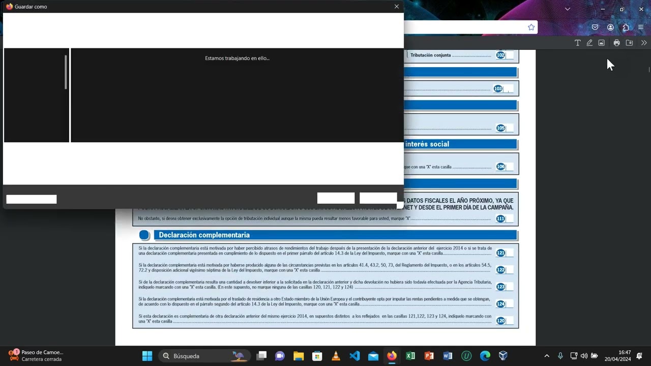 Como descargar el modelo 100 del irpf