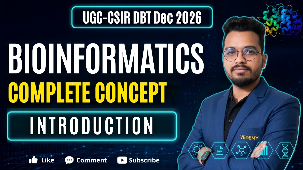 UGC-CSIR-DBT Life Science 2026 | Bioinformatics | Unit 11 | Introduction | Ajay Namdeo |
