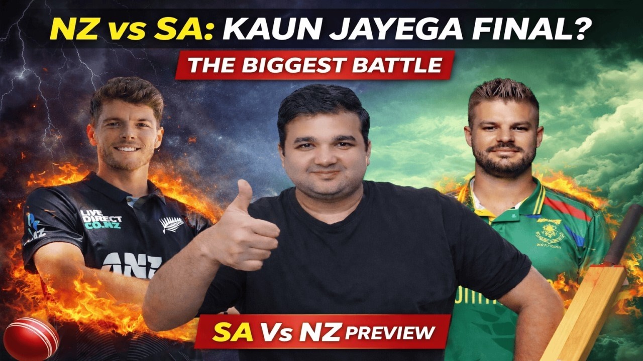 SA vs NZ SEMI FINAL PREVIEW: BIGGEST BATTLE, KAUN JAYEGA FINAL?🔥#t20worldcup2026 #nzvssa  #cricket