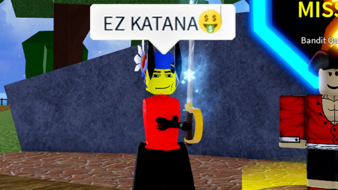 Katana User Zerando Blox Fruits🍈: O FILME | ROBLOX