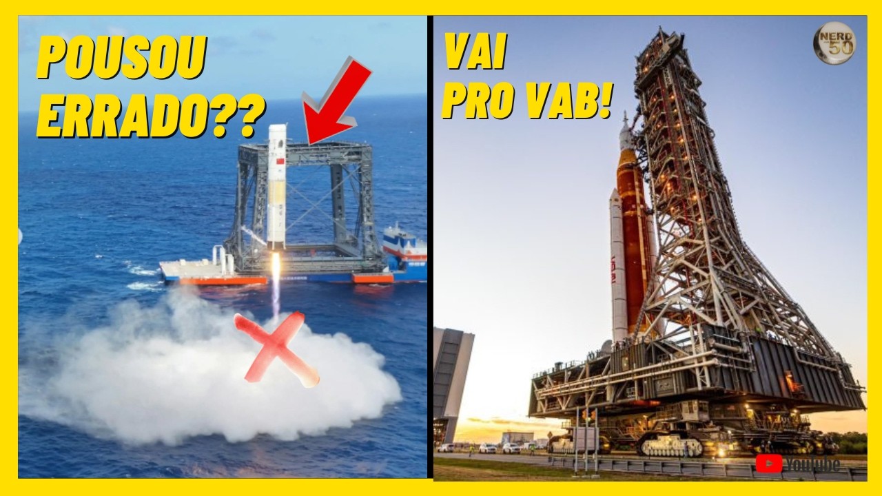 REVELADO! Long March 10 falhou no POUSO e por isso foi para o MAR??! Atualizações ARTEMIS 2 DA NASA!