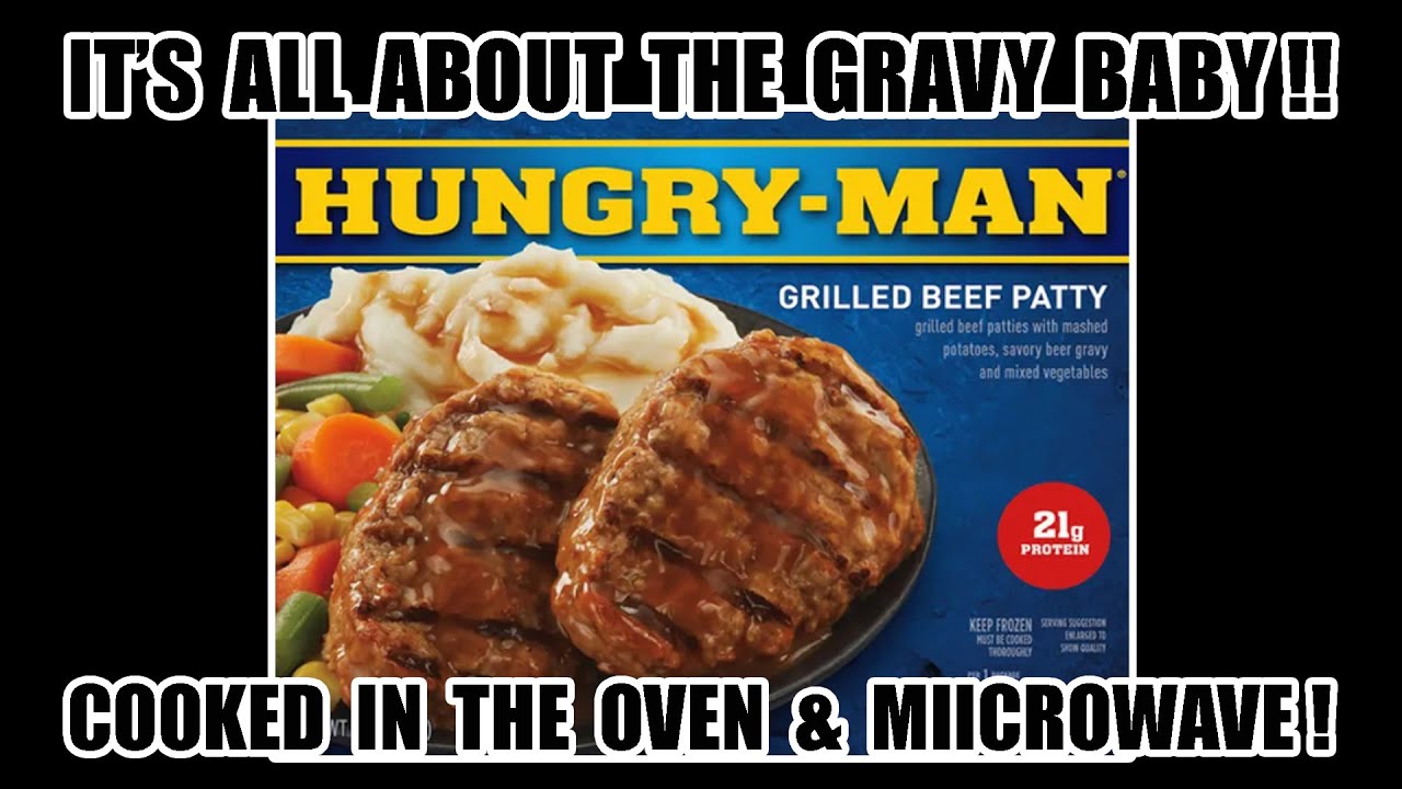 Hungry-Man Grilled Beef Patties Review - The Gravy is GOOD......