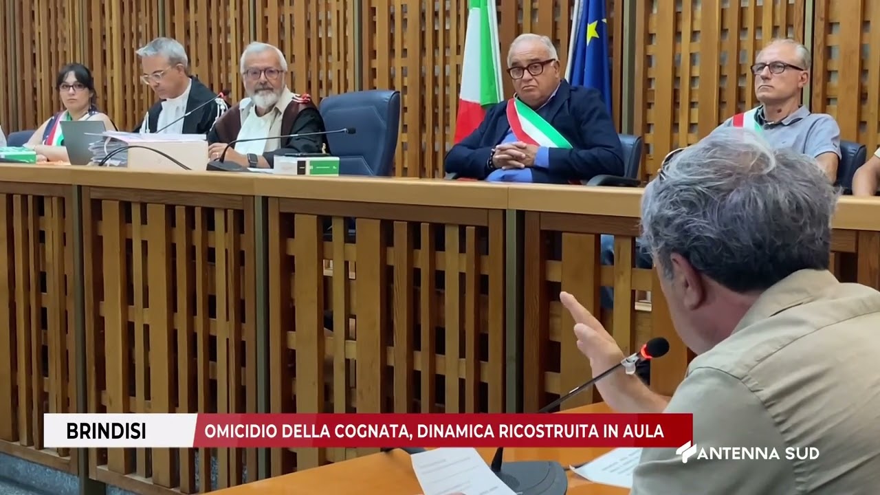 09 SETTEMBRE 2025   BRINDISI   OMICIDIO DELLA COGNATA, DINAMICA RICOSTRUITA IN AULA
