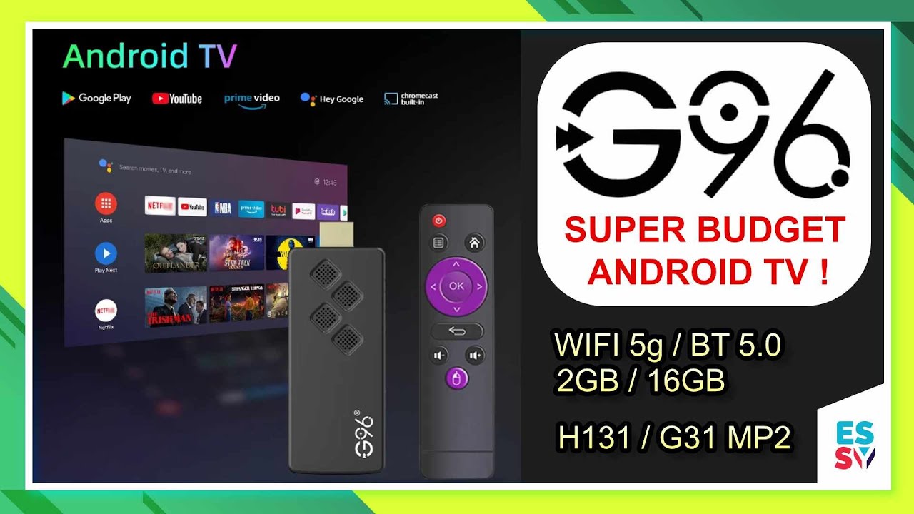 Budget Android TV Stick | G96 | 2gb ram | H131 4 core