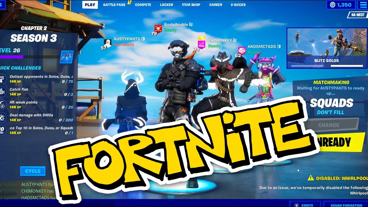 Getting Back Into Fortnite!