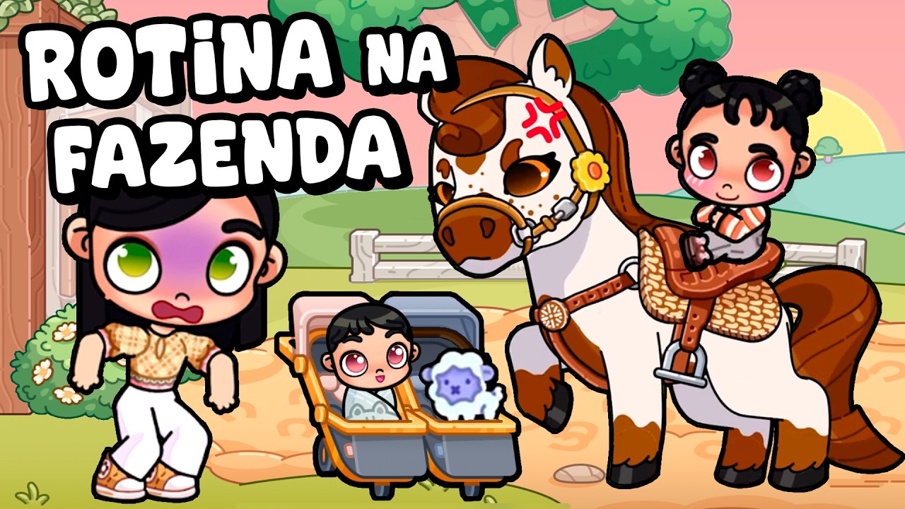 ROTINA NA FAZENDA DOS CAVALOS | PAZU AVATAR WORLD ROTINAS E HISTÓRIAS