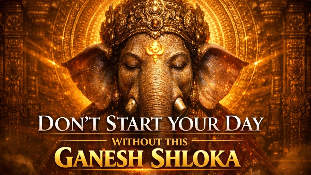 Vakratunda Mahakaya 108 Times | Powerful Ganesh Mantra for Blessings | Ganpati Special 2025