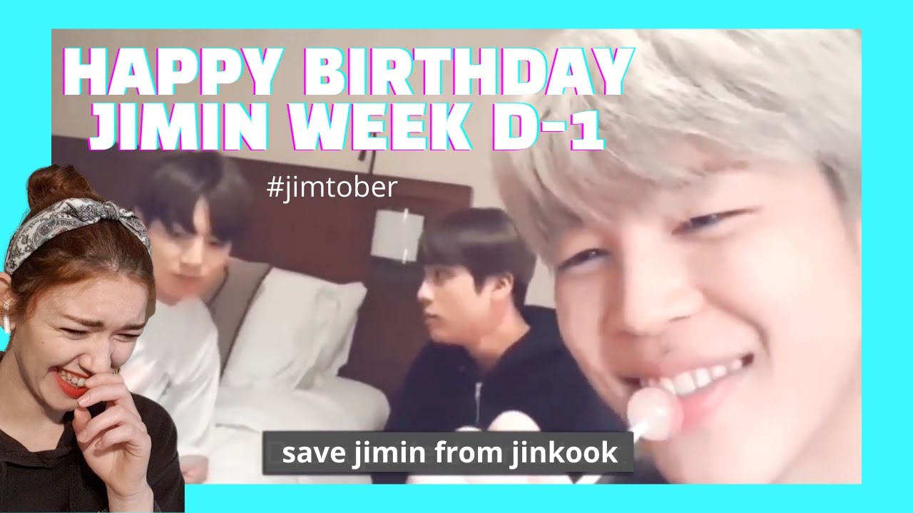 😂 #BTS #JIMIN'S BIRTHDAY WEEK D-1: SAVE JIMIN FROM #JINKOOK REACTION 😂 | hana_ppoi
