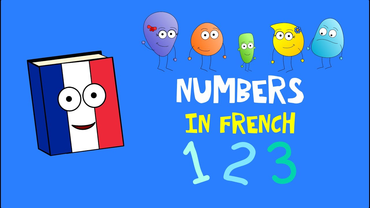 🇫🇷 French 1 to 10 children's song | Learn French for kids