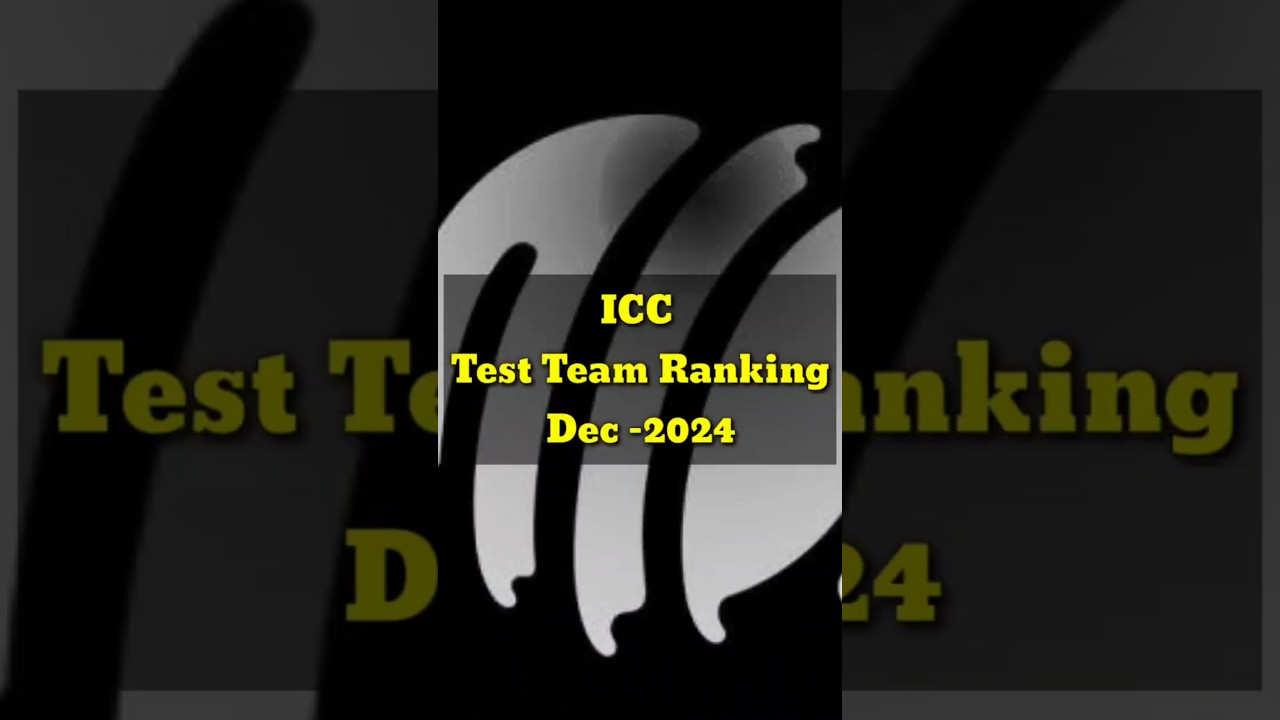 ICC test team ranking 2024-2025