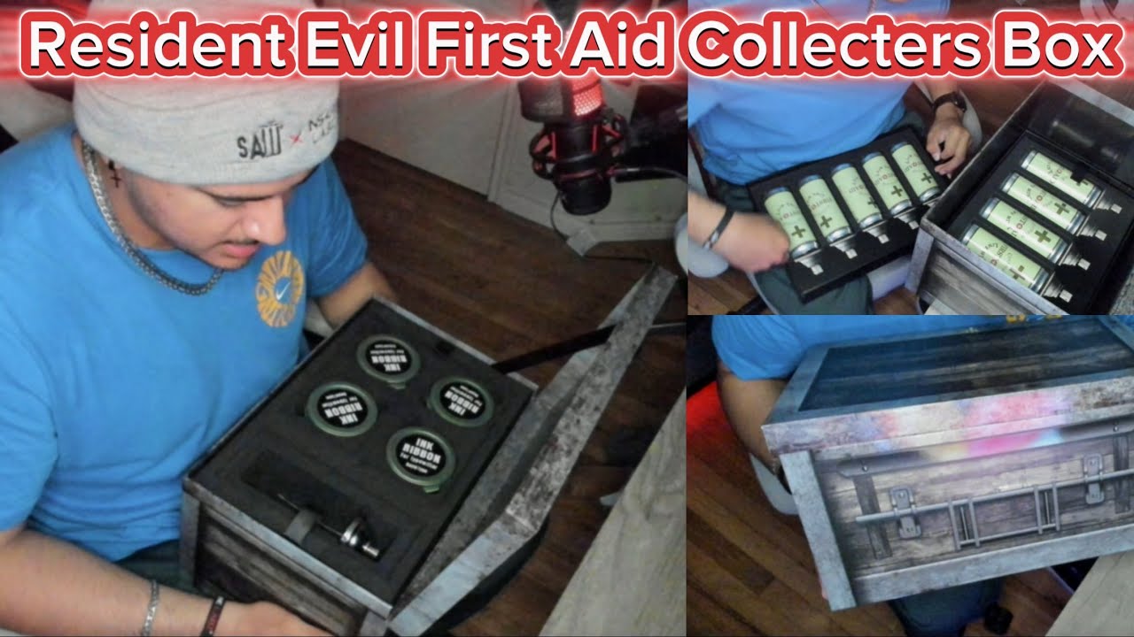 Resident Evil First Aid Drink Collector’s Box Opening!