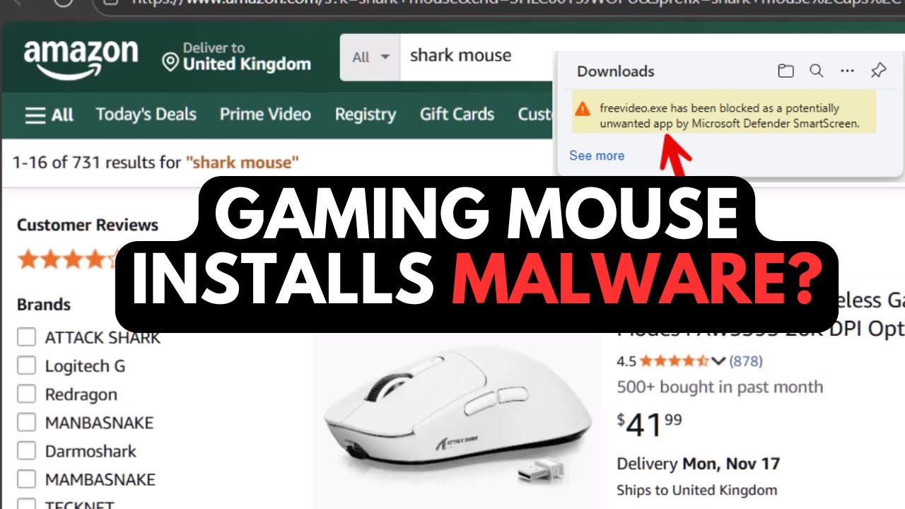 Может ли ваша следующая игровая мышь от Amazon установить вредоносное ПО?