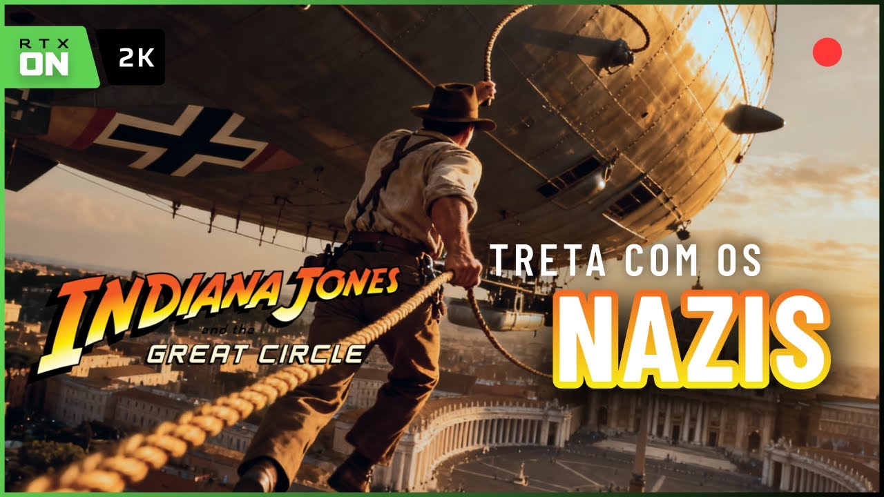 JOGO INCRÍVEL DE AVENTURA REALISTA | INDIANA JONES E O GRANDE CÍRCULO - PARTE #3