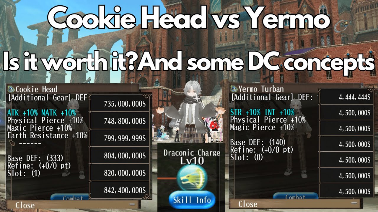 NS Cookie Head vs Yermo | Draconic Charge Information | Mid-Budget Halberd Equipment Concept | Toram
