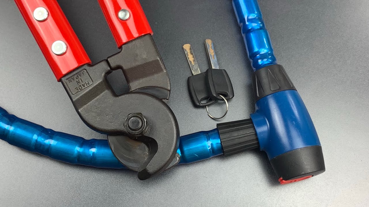 [767] Bunker Hill Security Armored Cable Lock Cut EASILY