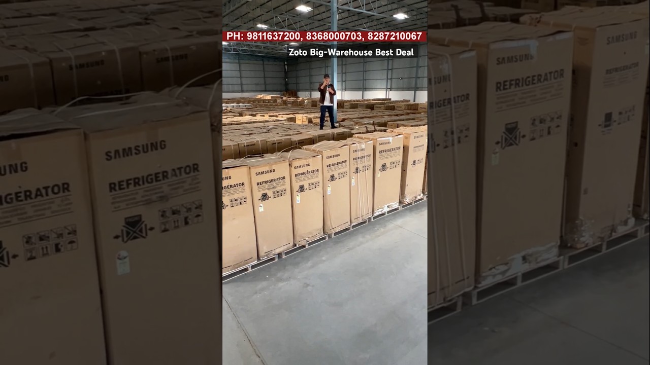 Big Warehouse Refrigerator Ac Washing Machine Fresh Stock Only Wholesale Mundka Delhi