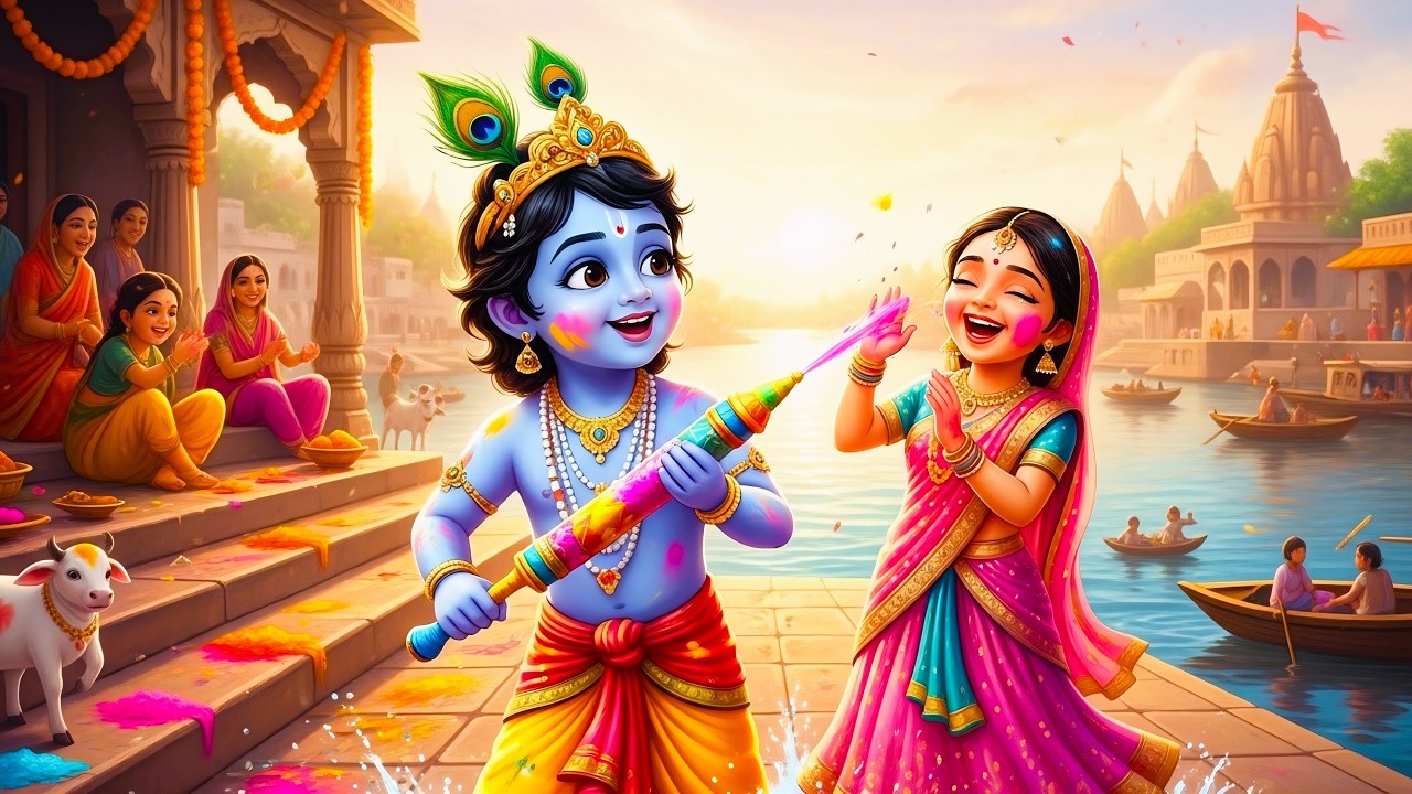 Vrindavan Mein Ude Re Gulal - वृन्दावन में उड़े रे गुलाल कह दो राधा रानी से | Holi Bhajan #holi 2026