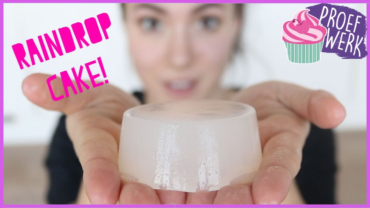 RAINDROP CAKE MAKEN! | Proefwerk