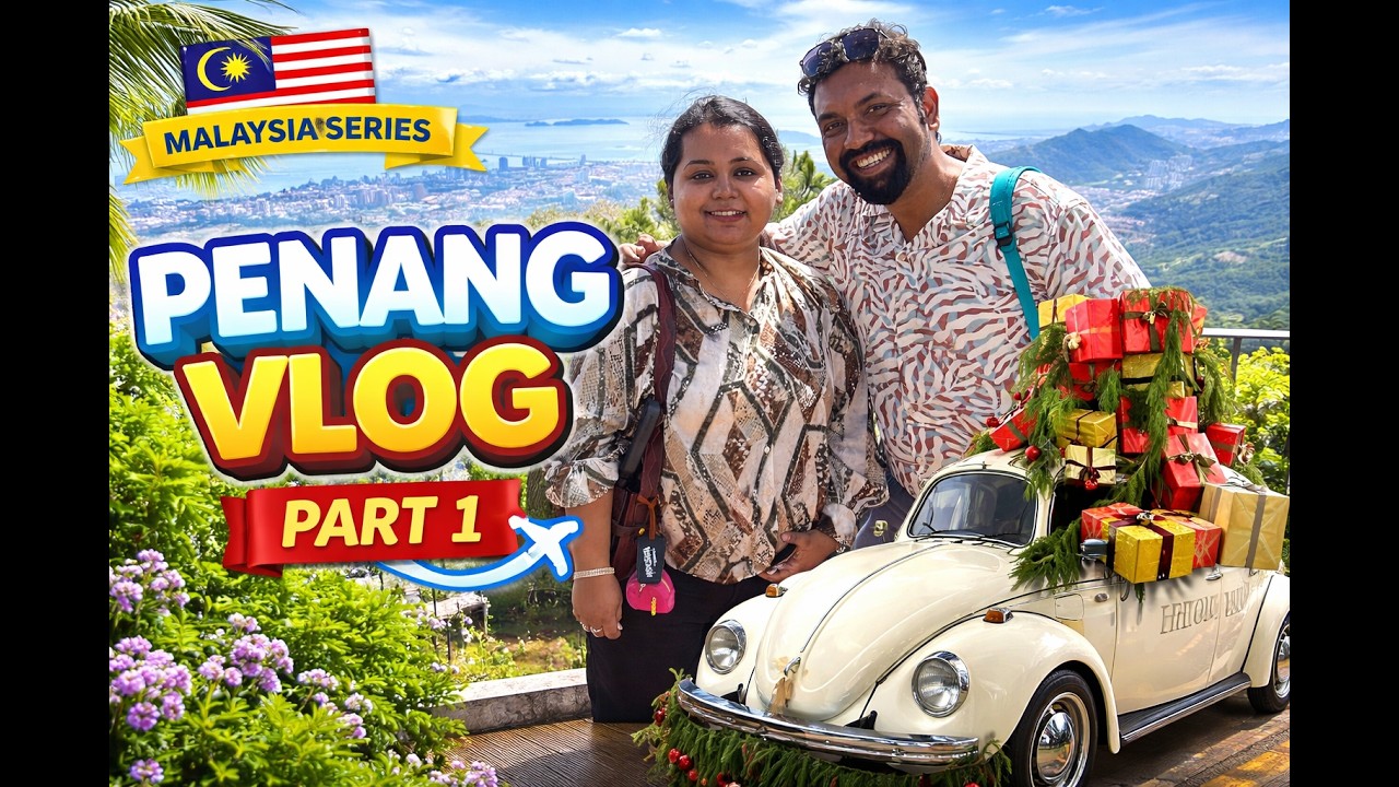 Penang Malaysia Trip 🇲🇾 | Street Walks, George town,Penang Hill, Entopia Butterfly Park (PART-1)