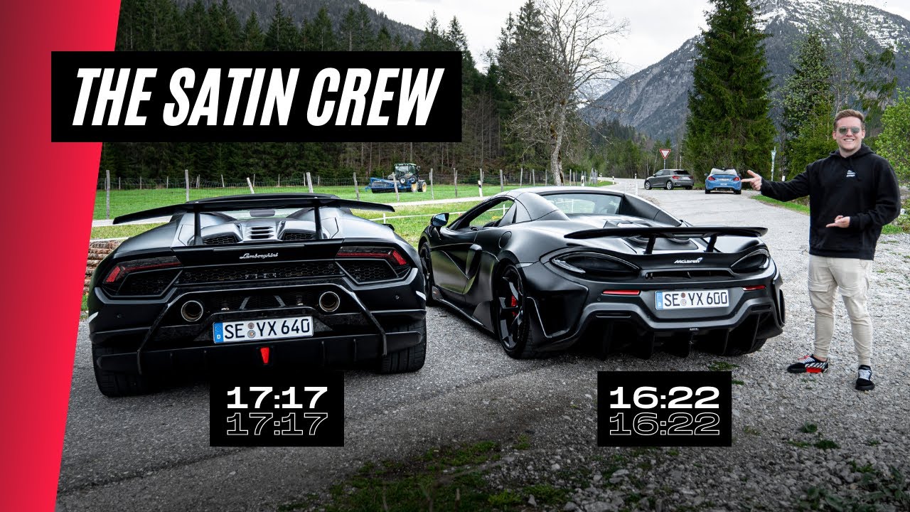 Lamborghini Huracan Performante vs. McLaren 600LT! Welcher ist schneller 🏁?! The Satin Crew!