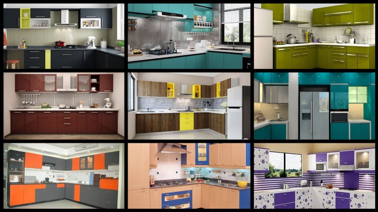 Best contrast color kitchen cabinet designs ideas @Worldfashionanddecorideas204