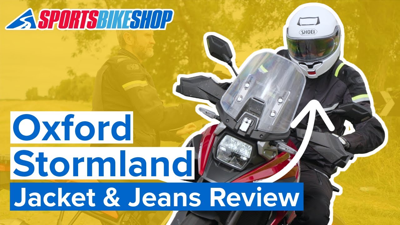 Oxford Stormland D2D motorcycle jacket & jeans review - Sportsbikeshop