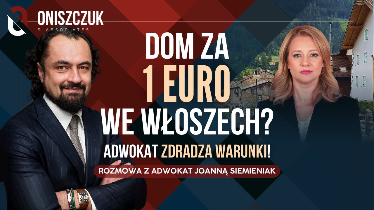 Dom za 1 EUR we Włoszech? Adwokat zdradza warunki!