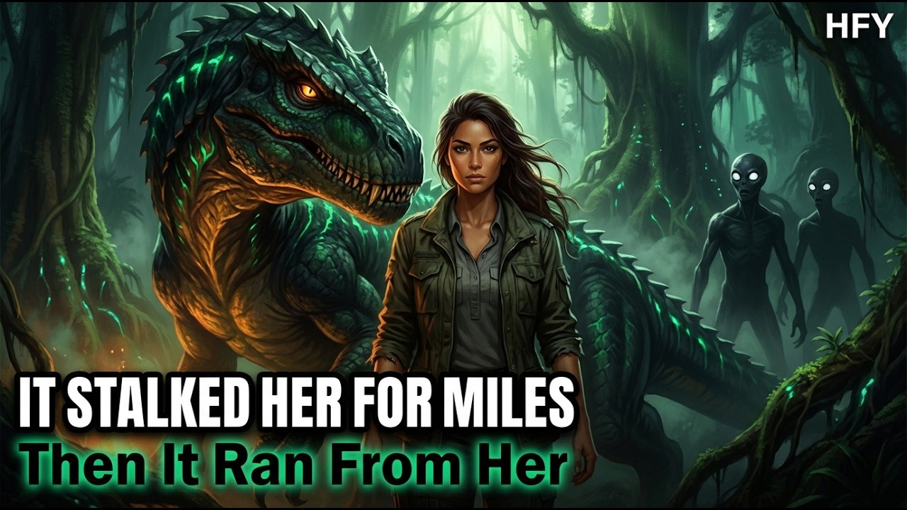 The Giant Predator Stalked Her Through the Jungle | Then Retreated Into the Dark | HFY