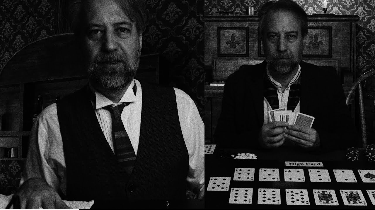 ASMR Old West Saloon Keeper and Faro Game (combo vid) B&W