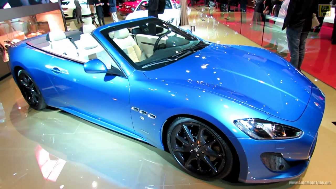 2013 Maserati GranCabrio Sport - Exterior and Interior Walkaround - 2012 Paris Auto Show