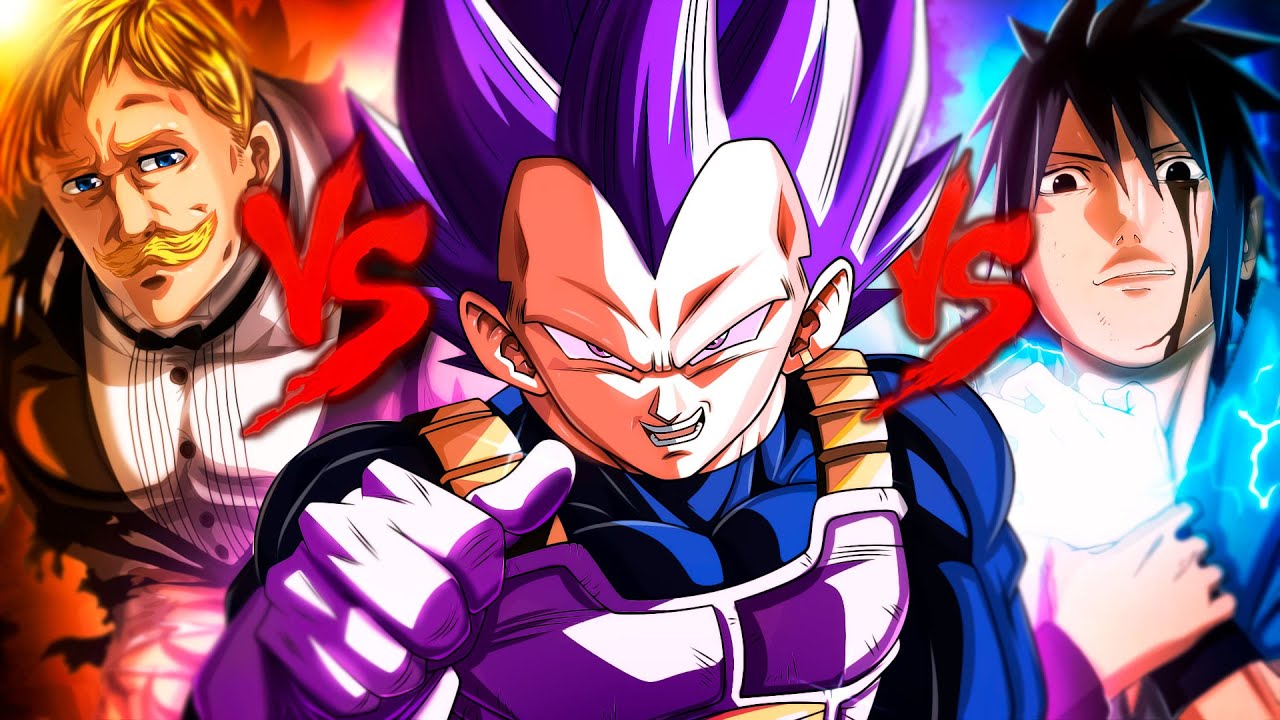 Sasuke VS. Vegeta VS. Escanor | Combate de Rimas | Part. 