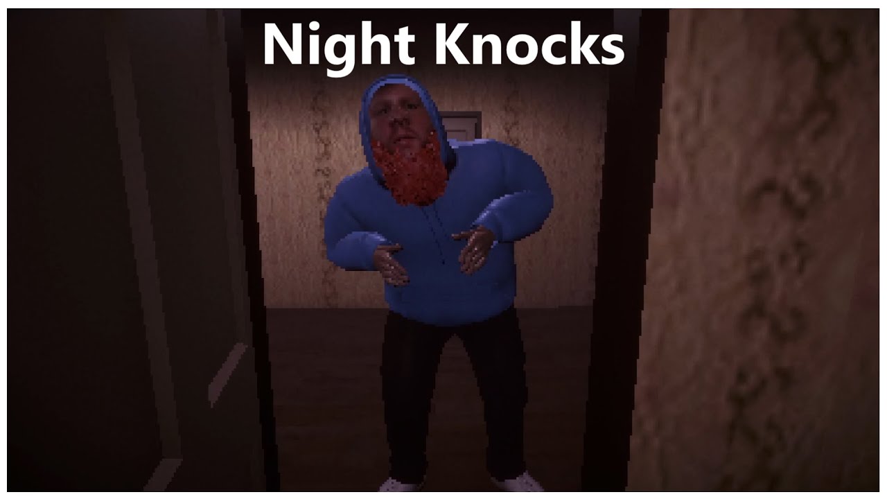 Night Knocks (All Endings) - Indie Horror Game - No Commentary